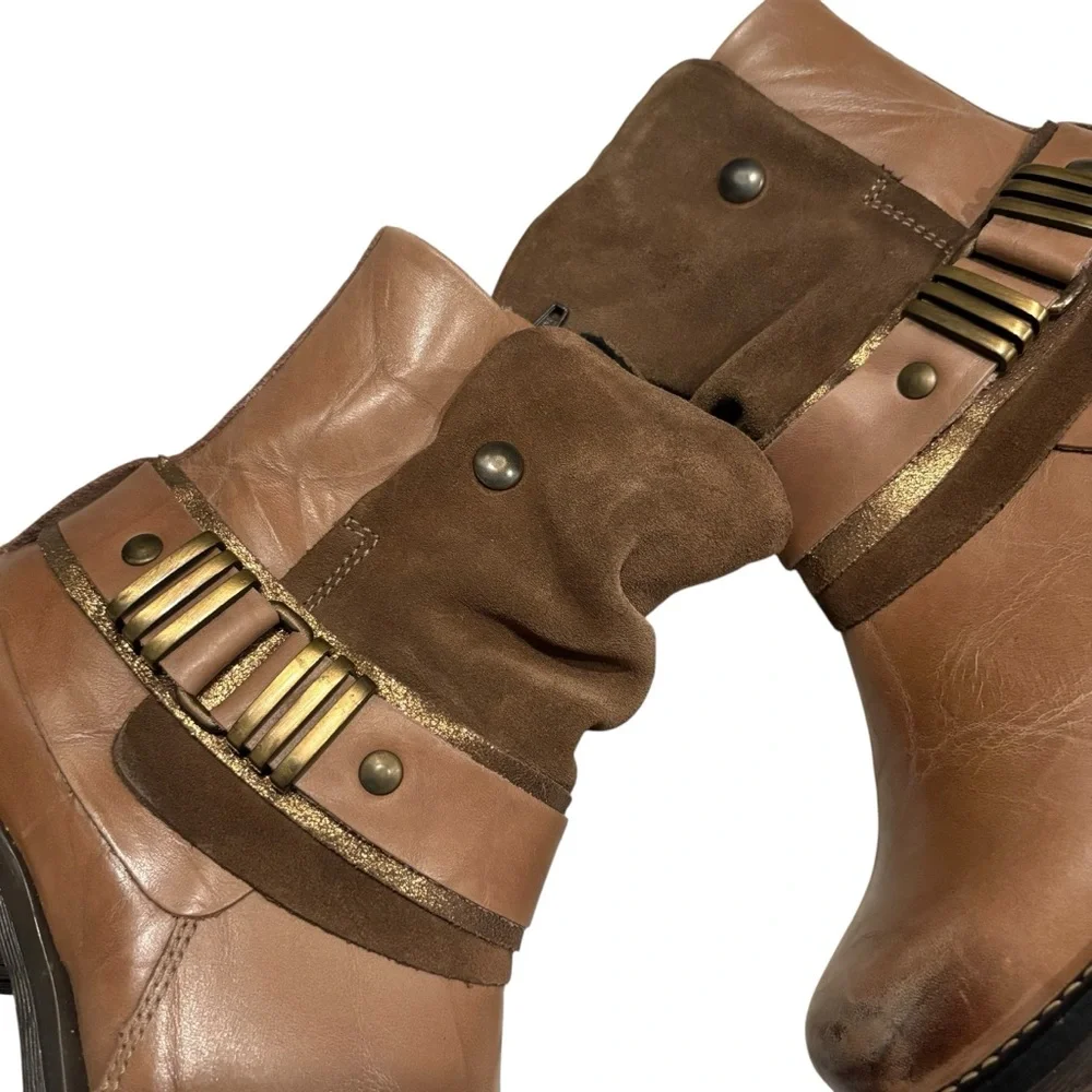 Dromedaris Kikka Leather Boot in Taupe, Sz 37 - Picture 5 of 14